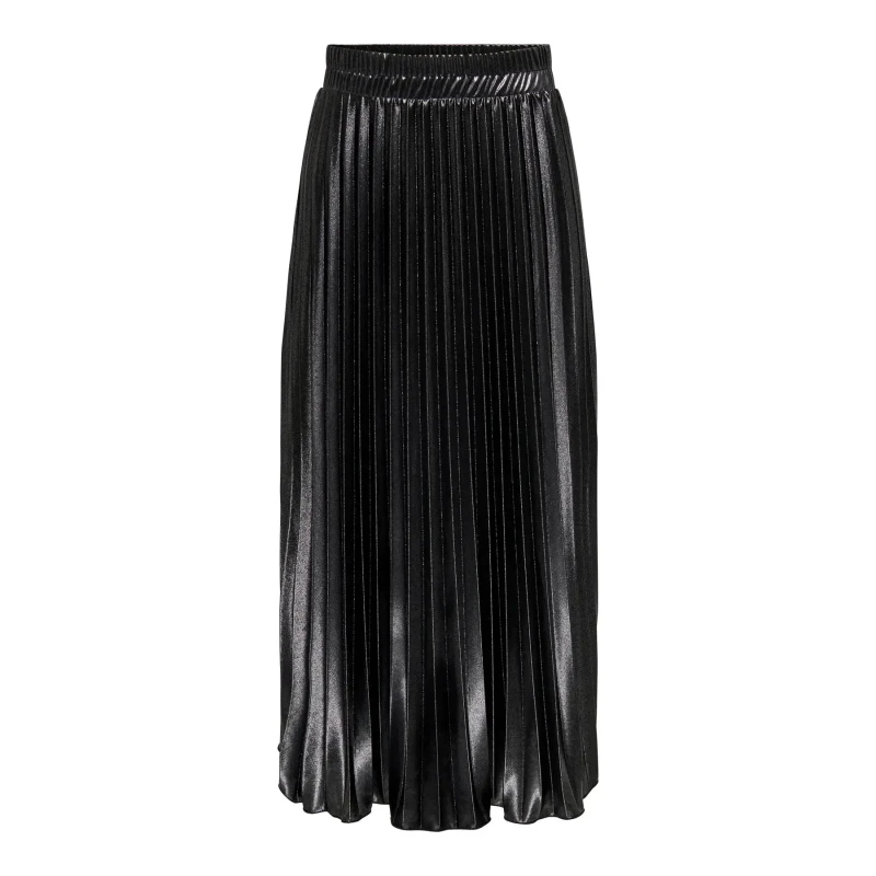Image of Only Pleated Maxi Skirt Black Women XS
