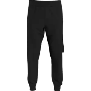 Image of Calvin Klein Jeans Logo Tape Cargo Hwk Pant - Black