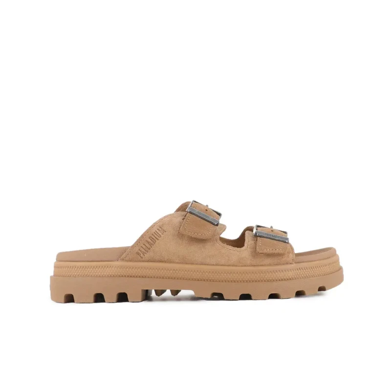 Image of Palladium Womens sandals Palladium Dunelite Riviera Sde Marron Female 37