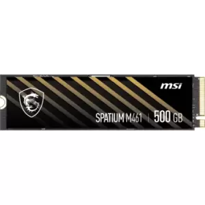 Image of MSI SPATIUM M461 M.2-2280 500GB PCI Express 4.0 x4 NVMe Solid State Drive