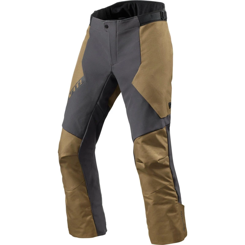 Image of Rev It Potential Gore-Tex Motorcycle Trousers M Brown Grey Long