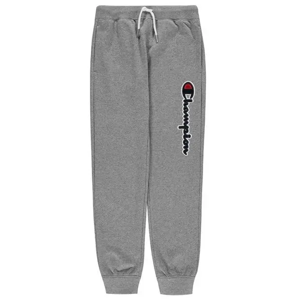 Image of Champion Logo Fleece Jogging Bottoms - Grey 3 - 4 Years