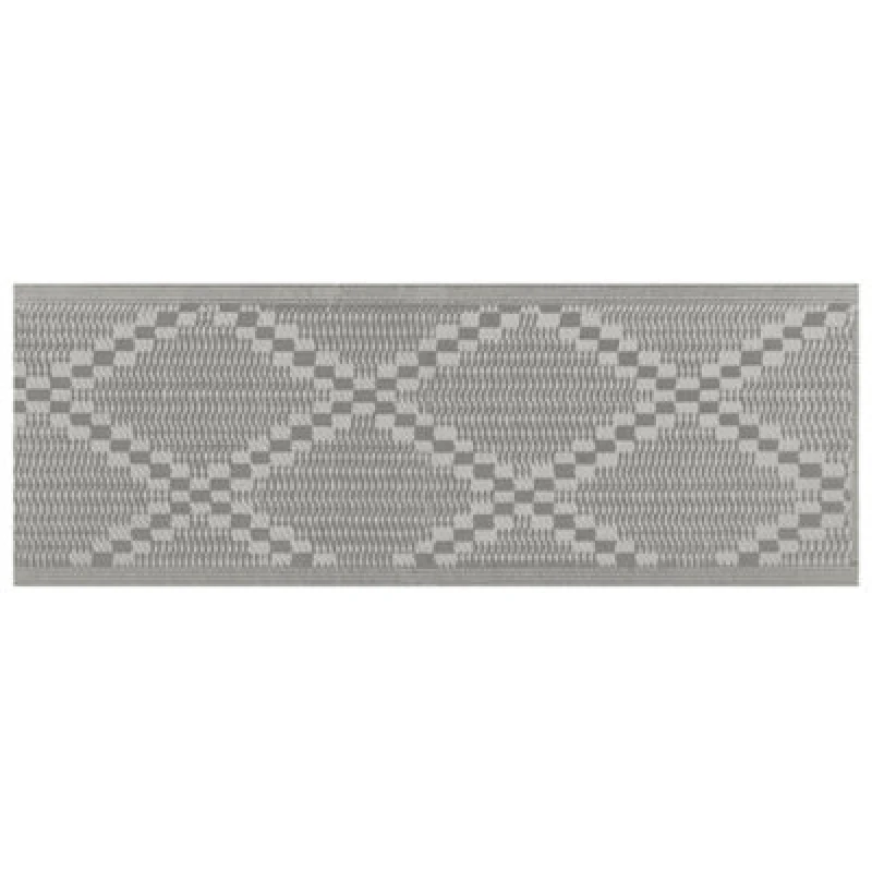 Image of Beliani Outdoor Rug Jalna Grey 60 X 105 Cm