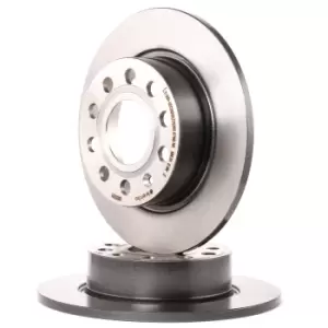 Image of PAIR PAINTED BREMBO BRAKE DISCS 08.9502.11