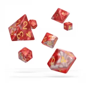 Image of Oakie Doakie Dice RPG Set Gemidice (Red Sky)