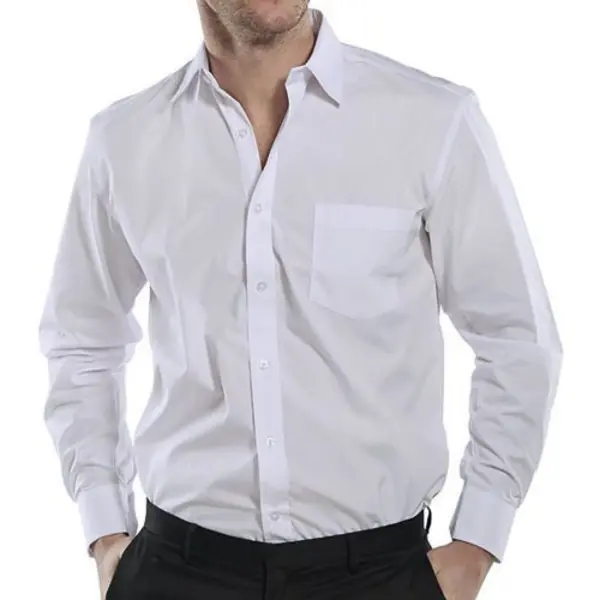 Image of Beeswift Beeswift Classic Long Sleeve Shirt White 19 CSW19