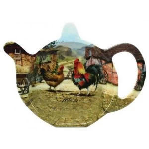 Image of Cockerel & Hen Teabag Tidy