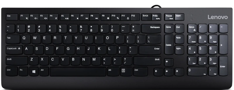 Image of Lenovo 300 keyboard Universal USB QWERTY US English Black