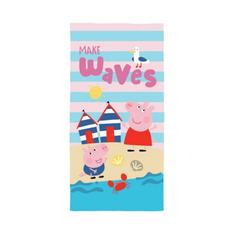 Image of Peppa Pig Waves Towel Multi