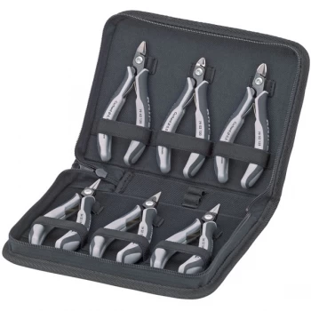 Image of Knipex 00 20 16 P ESD Electronics Pliers Set - 6 Piece