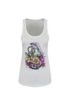 Image of Unorthodox Floral Grenade Floaty Tank