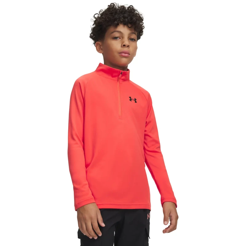 Image of Sweatshirt child Under Armour Tech 2.0 Rouge Male 12/14 ans