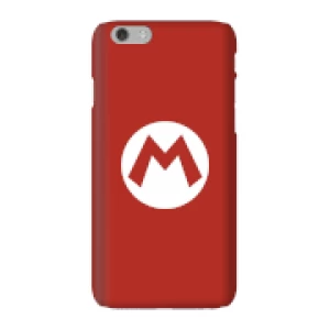 Image of Nintendo Super Mario Mario Logo Phone Case - iPhone 6 - Snap Case - Matte