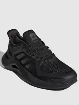 Image of adidas Alphatorsion 2.0 Running Shoes - Triple Black, Triple Black, Size 7, Men