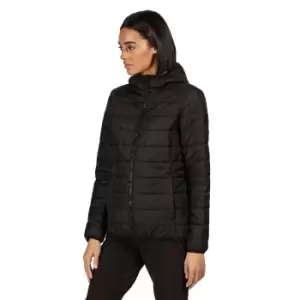 Image of Regatta Womens Helfa Insulated Quilted Hooded Puffa Coat 8 - Bust 32' (81cm)