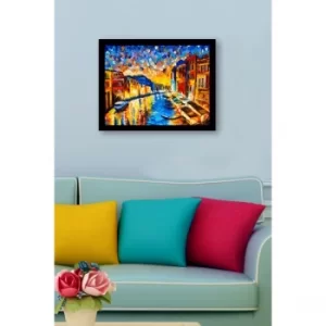 Image of SC0877 Multicolor Decorative Framed MDF Painting