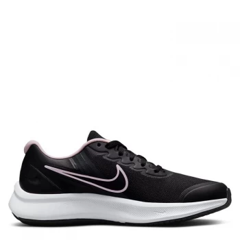 Image of Nike Star Runner 3 Big Kids Running Shoe - Black/Grey/Pink