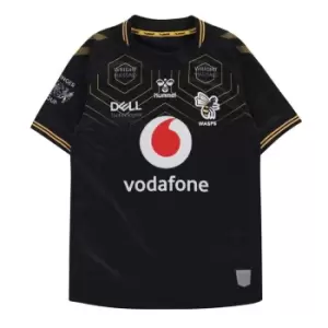 Image of Hummel Wasps Home Jersey 2021 2022 Juniors - Black
