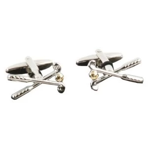 Image of Harvey Makin Cufflinks - Golf Clubs