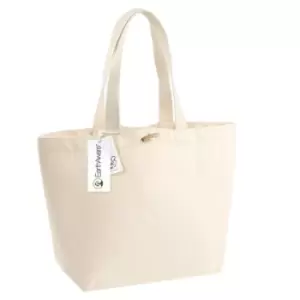 Image of Westford Mill Marina Organic Cotton Tote (One Size) (Grey)