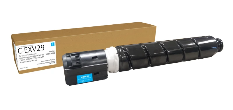 Image of Xerox Everyday Cyan Remanufactured Toner by Xerox compatible with Canon C-EXV29 (2794B002AB), Standard capacity 006R04912