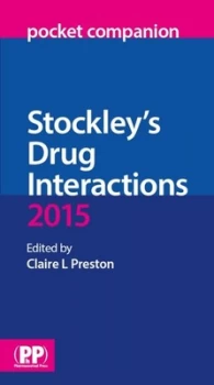 Image of Stockleys Drug Interactions Pocket Companion 2015 by Claire L. Preston Book