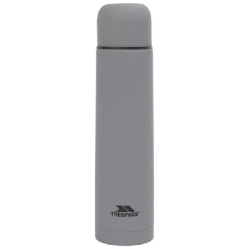Image of Trespass Trespass Torre 100 1L Thermal Flask in Grey Grey One Size Unisex 5063703644488