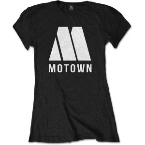 Image of Motown Records - M Logo Womens Medium T-Shirt - Black