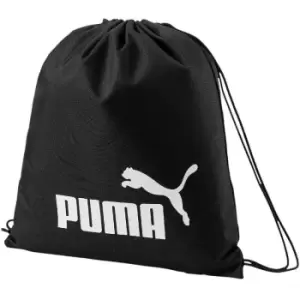 Image of Puma Phase Drawstring Bag (One Size) (Black) - Black