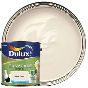 Image of Dulux Easycare Kitchen Natural Calico Matt Emulsion Paint 2.5L