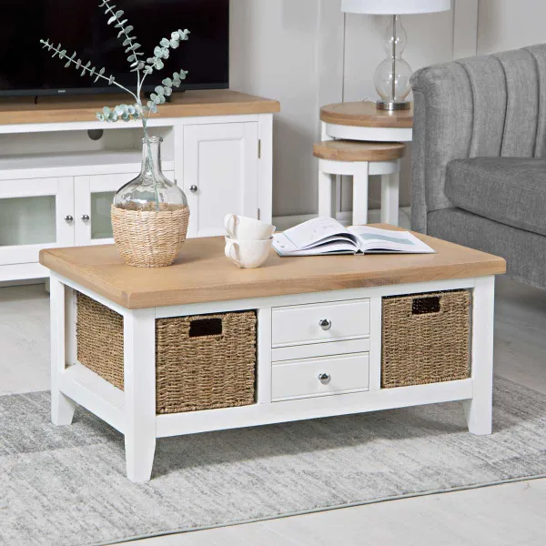 Image of K Living Lina Coffee Table White