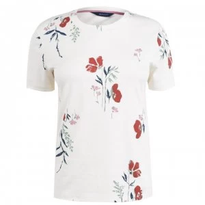 Image of Gant Meadow Print T-Shirt - 130 Cream