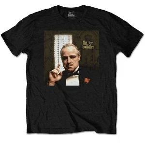 Image of The Godfather - Pointing Unisex Medium T-Shirt - Black
