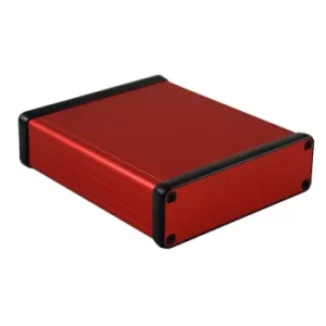 Image of Hammond 1455L1201RD Extruded Aluminium Enclosure 120 x 103 x 30.5m...