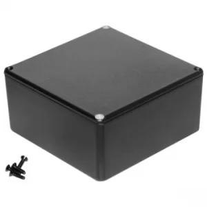 Image of Hammond 1590UBK Diecast Enclosure Black (119.5 x 119.5 x 59mm)