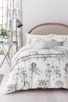 Image of 'Etchings & Roses' Duvet Cover Set