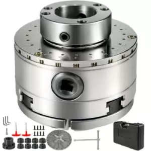 Image of VEVOR Lathe Chuck 4 Jaws Wood Turning Chuck 4" Thread Lathe Chucks Set for General Lathe Grinder Milling Machine Drilling Machine Machine Accessories