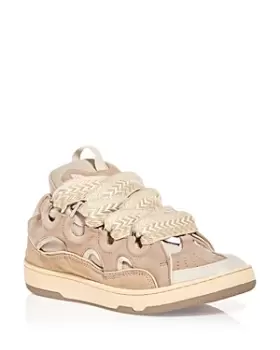 Image of Lanvin Mens Curb Low Top Sneakers