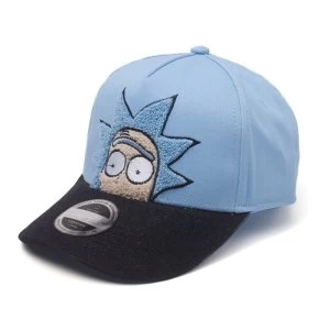 Image of Rick And Morty - Rick Chenille Unisex Adjustable Cap Cap - Blue/Black