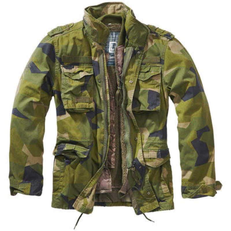 Image of Brandit M-65 Giant Jacket Swedish M90 Camo Size Xxxxx Large