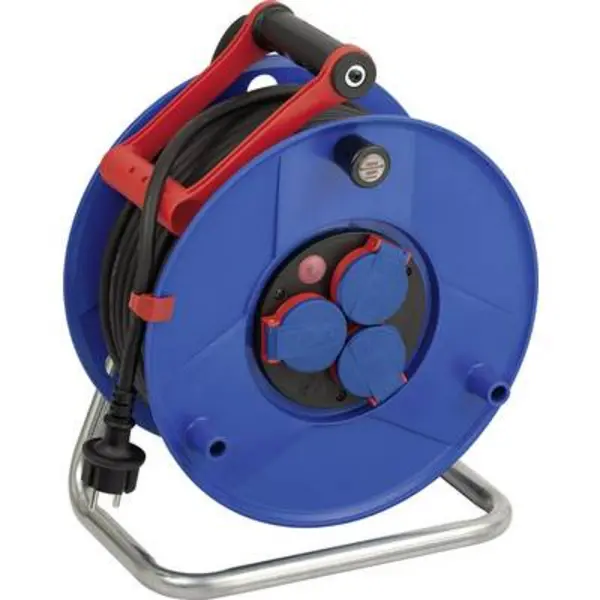 Image of Brennenstuhl 1208380 Cable reel 40.00 m Blue (Blue LINE) PG plug