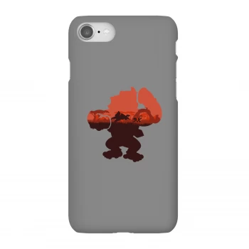 Image of Nintendo Donkey Kong Silhouette Serengeti Phone Case - iPhone 8 - Snap Case - Gloss