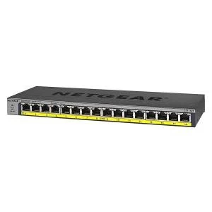 Image of 16 Port PoE Gigabit Unmanaged Switch 8NEGS116PP100