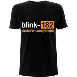 Image of Blink-182 - Lonely Nights Unisex Large T-Shirt - Black