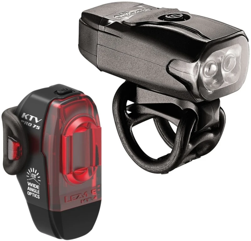 Image of Lezyne KTV Drive and KTV Pro Smart Front and Rear Light Set DRIVE/PRO Black