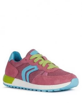 Image of Geox Girls Alben Lace Up Trainer