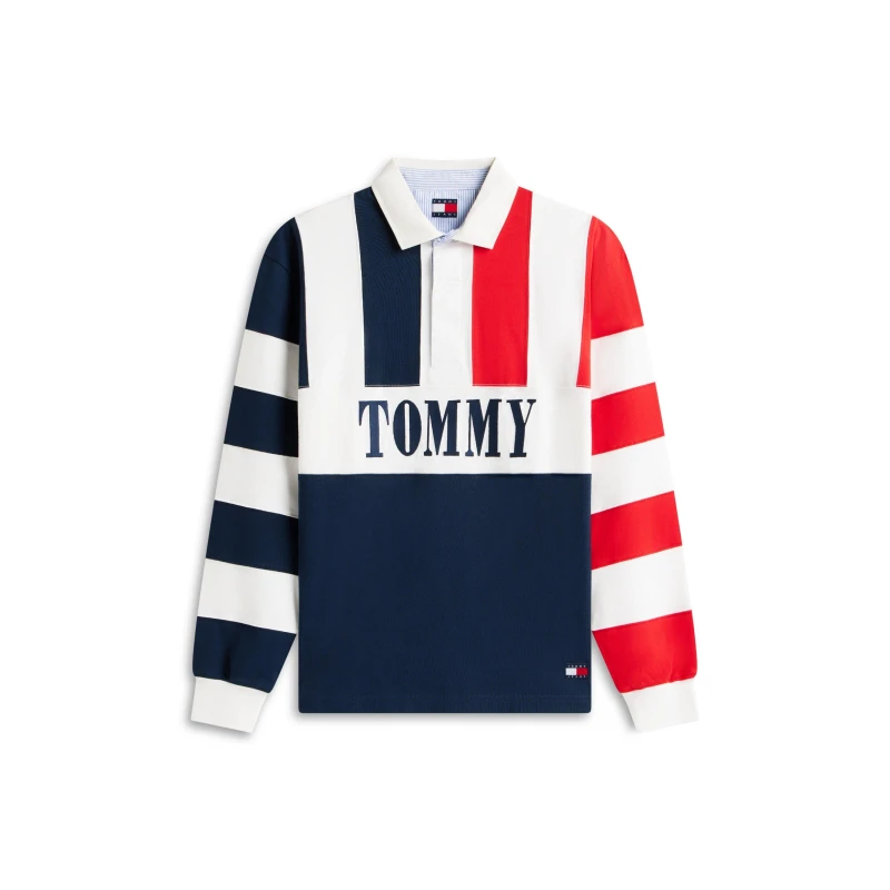 Image of Tommy Jeans TJ Archive Rugby Sn62 Dark Night Navy male M