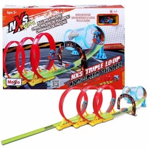 Image of NXS Triple Loop And Speed Tunnel Playset