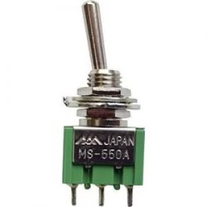 Image of Toggle switch 250 V AC 1.5 A 2 x OnOn MS 550F B