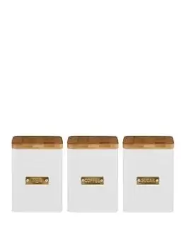 Image of Typhoon Otto Square Tea, Coffee And Sugar Storage Canisters